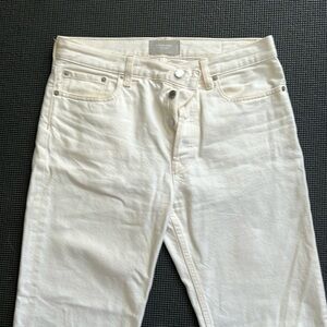 Women everlane white pants